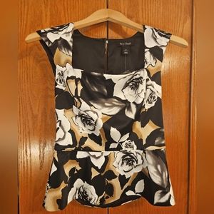 WHBM Floral top size 0 NWT